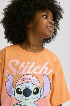 Reserved - Футболка Lilo & Stitch - різнобарвний - 134HU-MLC