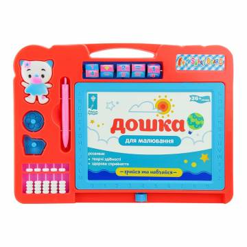 Дошка для малювання Країна Іграшок Smart board червона двостороння (PL-7018/4) Дошка для малювання Країна Іграшок Smart board червона двостороння (PL-7018/4)