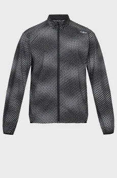 Мужская ветровка с узором Разноцветный 46 CMP 32C2837-U901