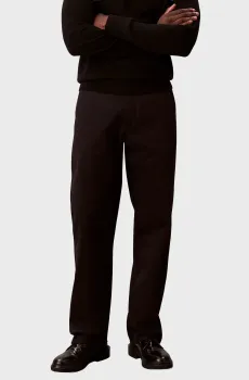 Мужские черные чиносы COMFORT Черный 31-32 Calvin Klein Jeans LV04RB602G