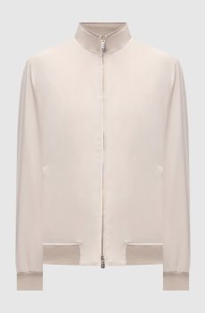 Бежевая куртка из шерсти