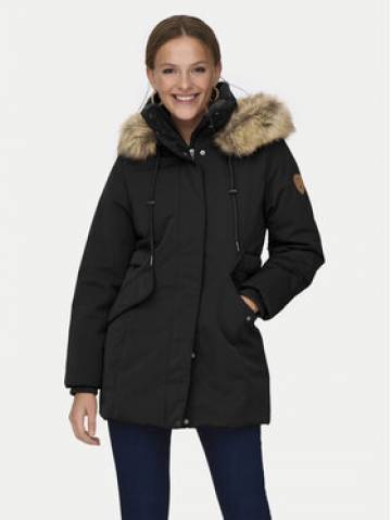 ONLY Куртка парка New Priska 15300627 Чорний Regular Fit ONLY Куртка парка New Priska 15300627 Чорний Regular Fit