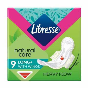 Гигиенические прокладки Libresse Natural Care Super с крылышками, 9 шт Гигиенические прокладки Libresse Natural Care Super с крылышками, 9 шт