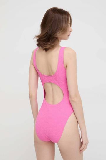 Слитный купальник Calvin Klein цвет розовый мягкая чашечка Слитный купальник Calvin Klein цвет розовый мягкая чашечка