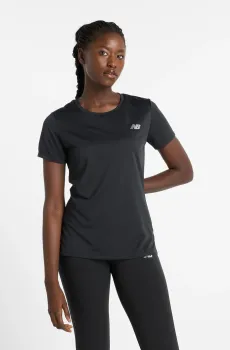 Женская черная футболка Sport Черный M New Balance WT51244BK