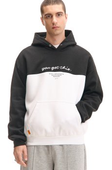 Cropp - Худі з кольоровими вставками - чорний