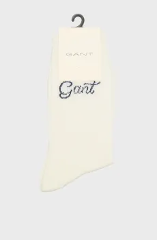 Женские белые носки SCRIPT Белый 36-38 Gant 4960255