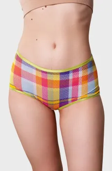 Женские трусики в клетку Разноцветный L brabrabra SLZ26502019_(1)