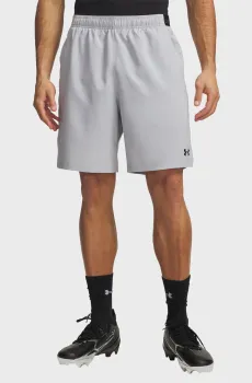 Мужские светло-серые шорты UA Vanish Wven 2.0 8in Short Серый XL Under Armour 6015281-011