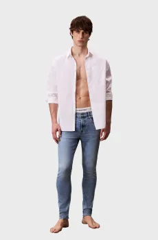 Мужские голубые джинсы SLIM TAPER Голубой 38-34 Calvin Klein Jeans LV04RC715G