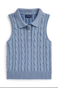 Детская хлопковая жилетка Polo Ralph Lauren