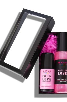 Уценка! Набор для уходу за телом Mayur Fall In Love (парфюмированный дезодорант, 50 мл + мист для тела с шиммером, 100 мл)