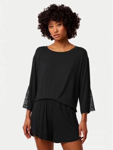 Triumph Піжамні шорти Aura Spotlight 10221415 Чорний Relaxed Fit Triumph Піжамні шорти Aura Spotlight 10221415 Чорний Relaxed Fit