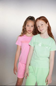 Детская хлопковая футболка Patrizia Pepe G604