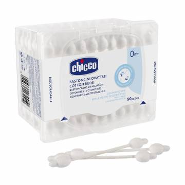 Ватные палочки Chicco с ограничителем, 90 шт (10441.00) Ватные палочки Chicco с ограничителем, 90 шт (10441.00)