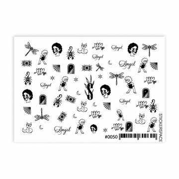 Наклейки для дизайна ногтей StickersSpace Sliders Color (0050) Наклейки для дизайна ногтей StickersSpace Sliders Color (0050)