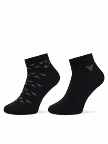 Emporio Armani Underwear Набір 2 пар низьких чоловічих шкарпеток 302228 4F292 00020 Чорний Emporio Armani Underwear Набір 2 пар низьких чоловічих шкарпеток 302228 4F292 00020 Чорний
