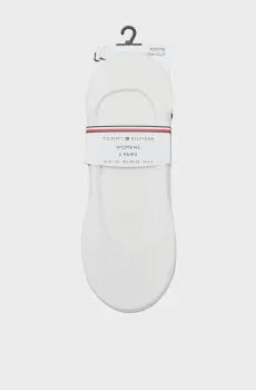 Женские белые следы (2 пары) Белый 39-42 Tommy Hilfiger 343025001