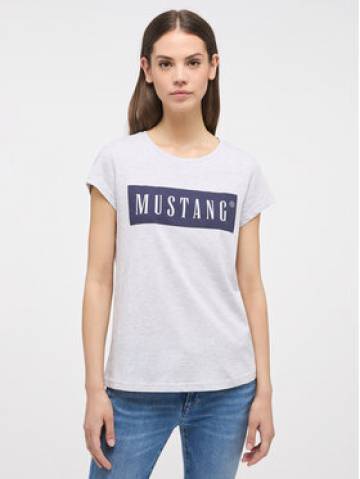 Mustang Футболка Alina 1013220 Сірий Regular Fit Mustang Футболка Alina 1013220 Сірий Regular Fit