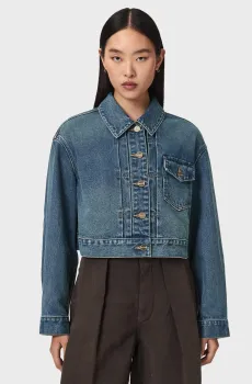 Женская синяя джинсовая куртка BLINK Синий M AllSaints W034OF