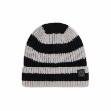 Cropp - Шапка beanie з принтом - темно-сірий Cropp - Шапка beanie з принтом - темно-сірий