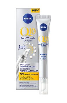 Уценка! Сыворотка-филлер для лица NIVEA Q10 Wrinkle Filler Serum Эксперт против морщин, 15 мл