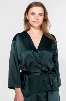 Женский темно-зеленый кардиган Зеленый L brabrabra HOM2008000