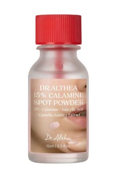 Точечное успокаивающее средство для лица Dr. Althea 15% Calamine Spot Powder с каламиновой пудрой, 15 мл
