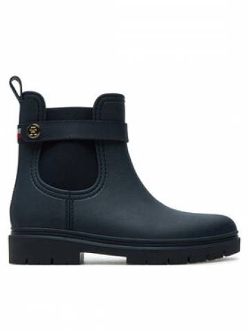 Tommy Hilfiger Гумові чоботи Th Stud Rubberised Rainboot FW0FW08168 Cиній