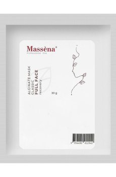 Восстанавливающая альгинатная маска для лица Massena Alginate Mask Classic Full Face, 30 г