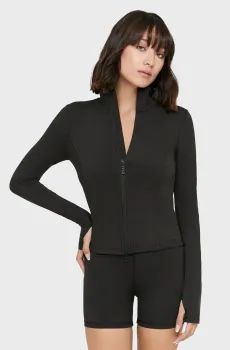 Женская черная спортивная кофта Черный L Tally Weijl SSWPEACTU