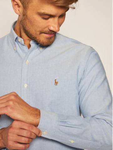 Polo Ralph Lauren Сорочка Cupdppcs 710792041002 Блакитний Custom Fit Polo Ralph Lauren Сорочка Cupdppcs 710792041002 Блакитний Custom Fit