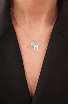 Серебряный кулон Design Letters