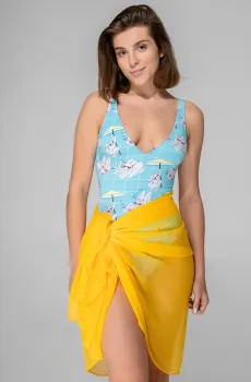 Женское желтое парео Желтый M brabrabra SO205699