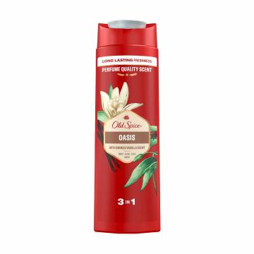 Гель-шампунь для душа Old Spice Oasis с ароматом дымной ванили, 400 мл Гель-шампунь для душа Old Spice Oasis с ароматом дымной ванили, 400 мл