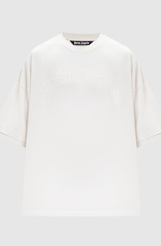 Белая футболка с логотипом