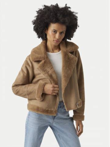 Vero Moda Дублянка Peggy 10290150 Коричневий Regular Fit Vero Moda Дублянка Peggy 10290150 Коричневий Regular Fit