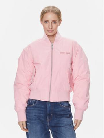 Tommy Jeans Куртка бомбер Classics DW0DW17240 Рожевий Regular Fit Tommy Jeans Куртка бомбер Classics DW0DW17240 Рожевий Regular Fit