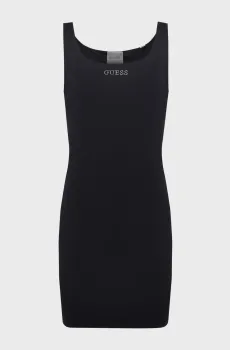 Женское черное платье Черный XS Guess V6YK07.K4711;JBLK