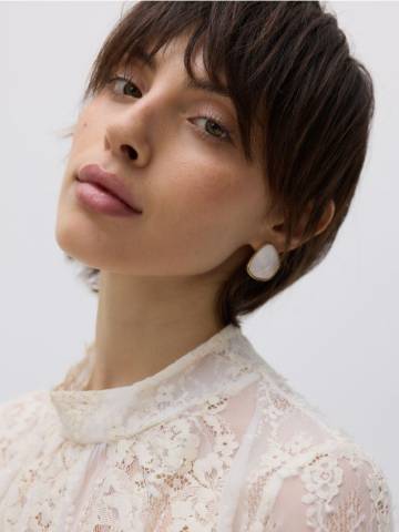 Reserved - EARRINGS - різнобарвний - 858CO-MLC Reserved - EARRINGS - різнобарвний - 858CO-MLC