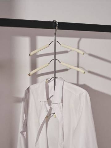 Настінна вішалка - кремовий