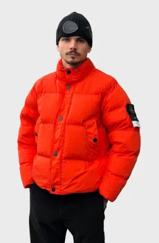Чоловіча оранжевая куртка  CRINKLE REPS down parka STONE ISLAND Оранжевый L Stone Island K2S154100010-V0018