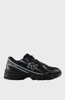 Детские черные кроссовки  740 Grade School Черный 4 New Balance GR740BM