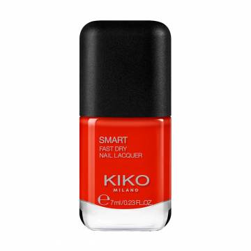 Лак для ногтей Kiko Milano Smart Fast Dry Nail Lacquer 10 Geranium Red, 7 мл Лак для ногтей Kiko Milano Smart Fast Dry Nail Lacquer 10 Geranium Red, 7 мл