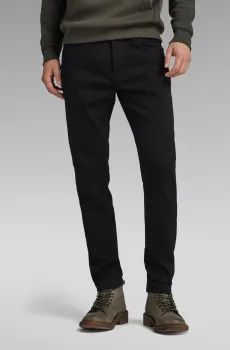 Мужские черные джинсы 3301 Slim Черный 33-32 G-Star RAW 51001,B964