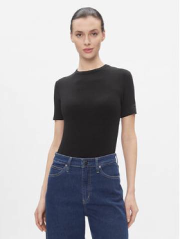 Calvin Klein Футболка Modal Rib Ss Tee K20K206404 Чорний Slim Fit Calvin Klein Футболка Modal Rib Ss Tee K20K206404 Чорний Slim Fit