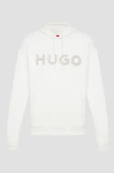 Мужское белое худи Белый M HUGO 50509975;121