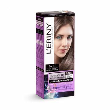 Стойкая крем-краска для волос LERINY Permanent Hair Color Cream 6.11 Жемчужный русый, 115 мл Стойкая крем-краска для волос LERINY Permanent Hair Color Cream 6.11 Жемчужный русый, 115 мл
