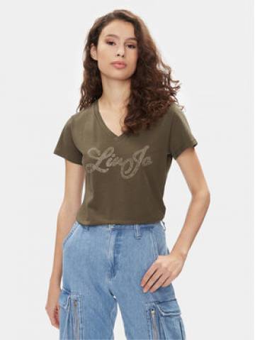 Liu Jo Футболка MA4337 JS923 Хакі Regular Fit Liu Jo Футболка MA4337 JS923 Хакі Regular Fit
