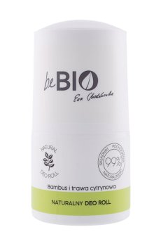 Шариковый дезодорант beBIO Natural Deodorant Roll-On Лемонграсс и бамбук, 50 мл